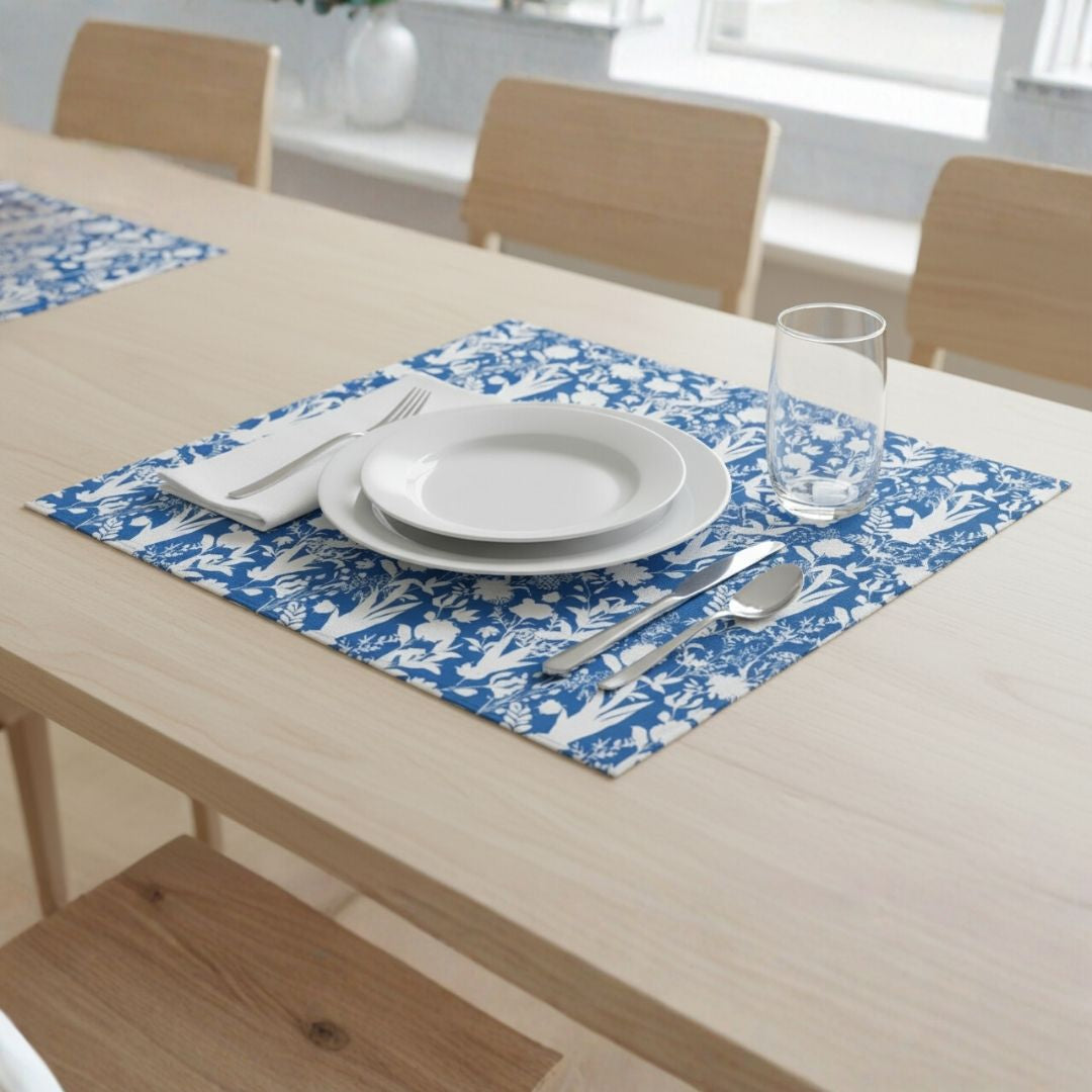 Table Mate in Blue Silhouette Garden