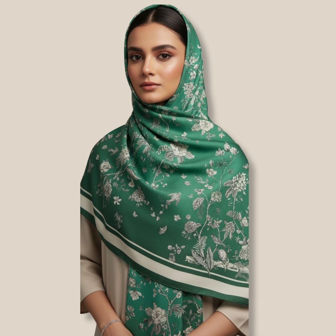 Emerald Whisper Scarf