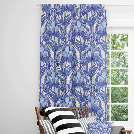 Curtains - Blue Petals