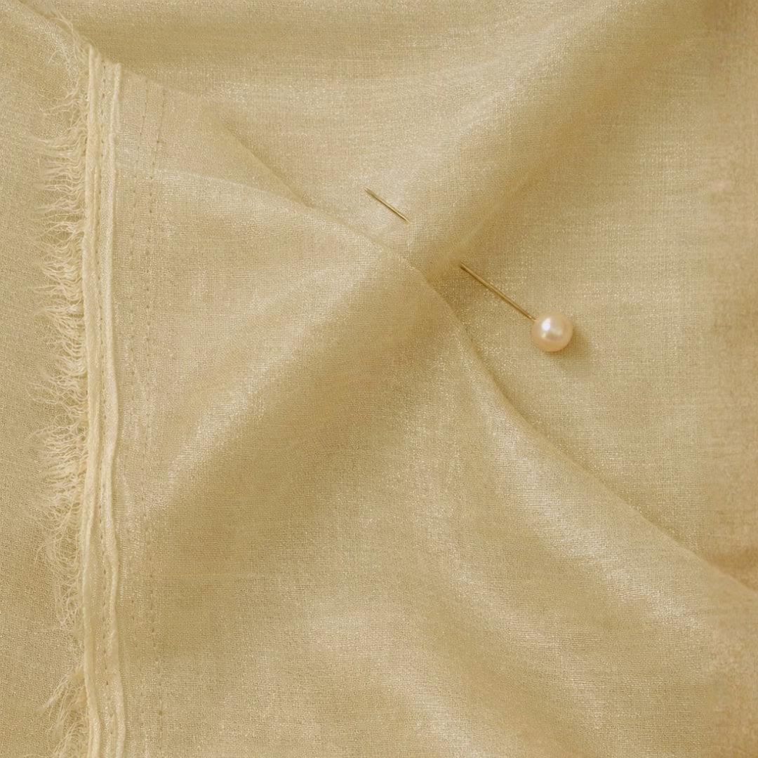 Dyed Lava Silk 56"Width Champagne Glow