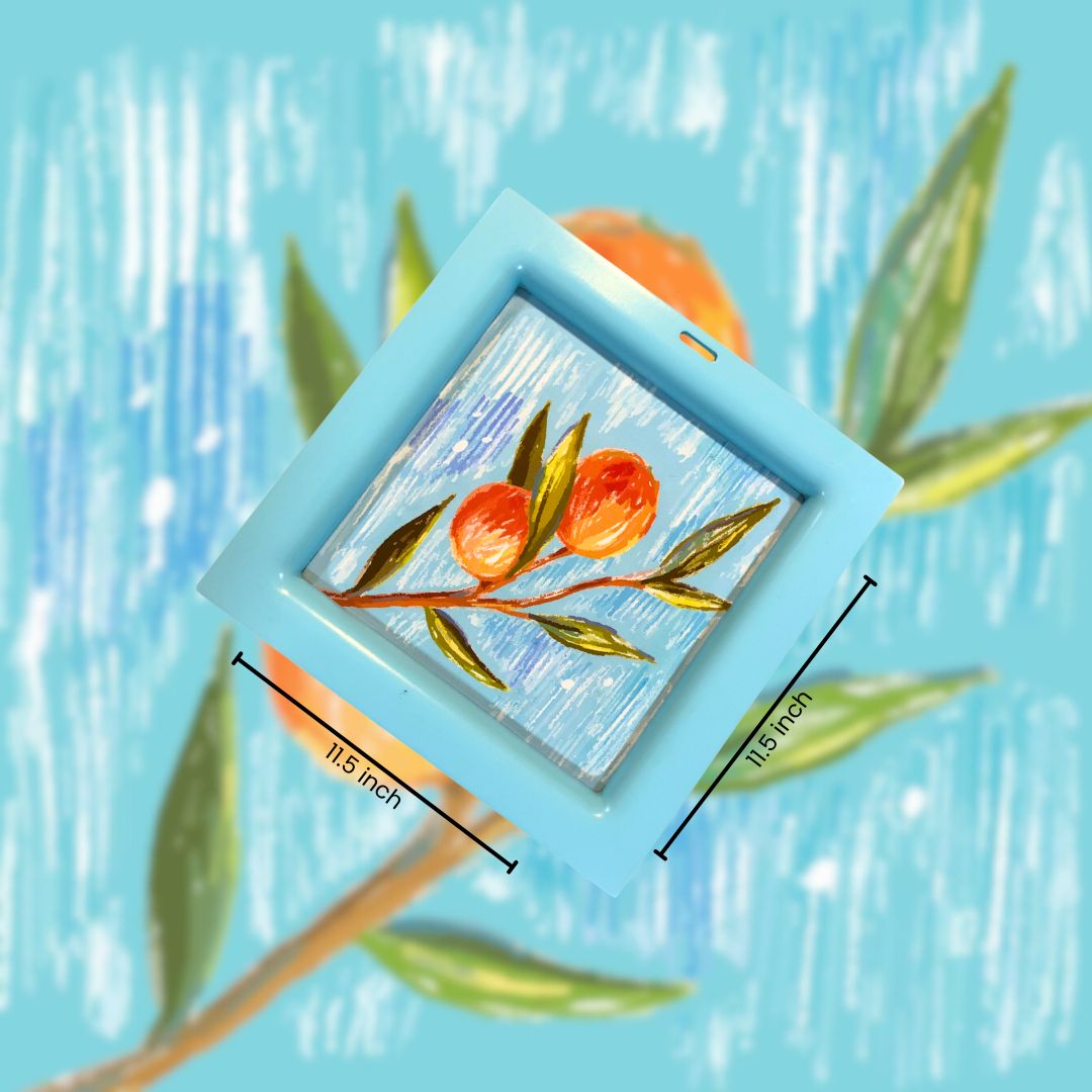 Wooden Orange Blossom Balsa Trays