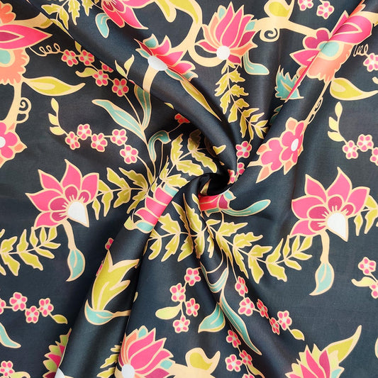 Digital Printed Charmeuse Silk - CH58