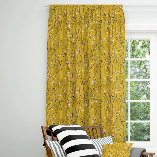Curtains - Mustard Florals II