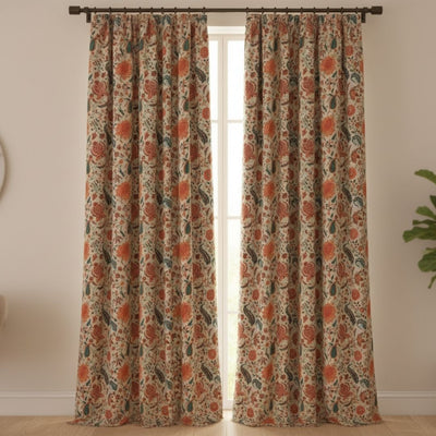 Curtain in Kashmiri Hues Paisley