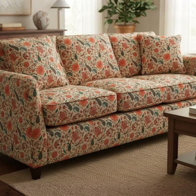 Sofa Cover in Kashmiri Hues Paisley