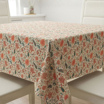 Table Cover in Kashmiri Hues Paisley