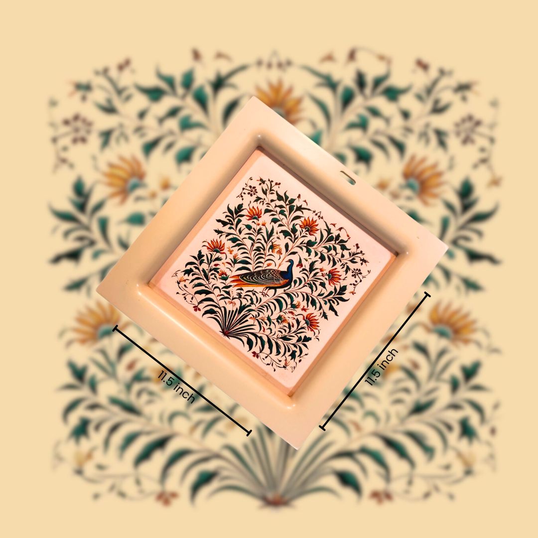 Wooden Peacock Balsa Trays