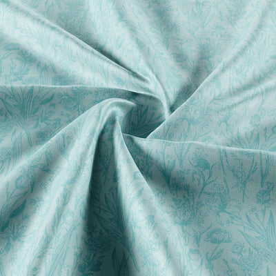 Terracotta Botanical Etch - Sky Blue