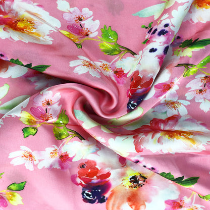 Digital Printed Charmeuse Silk - CH04