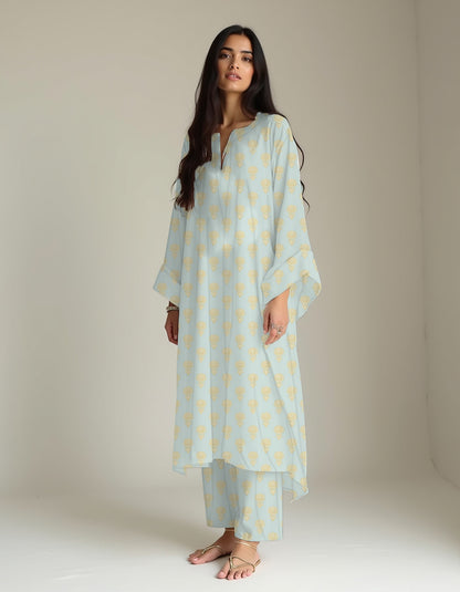 Digital Printed Arabic Lawn - QC07