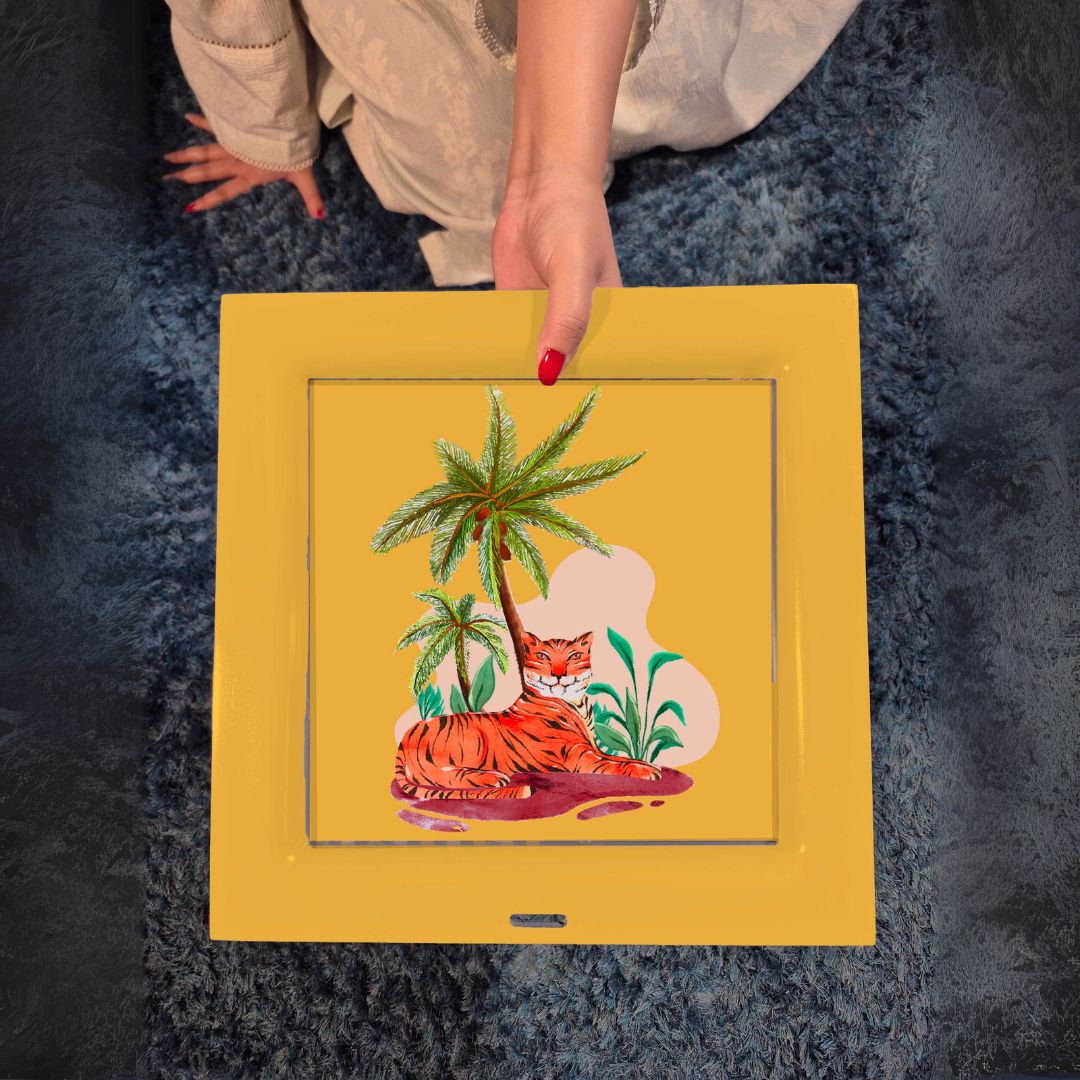 Wooden Tiger Beach Balsa Trays