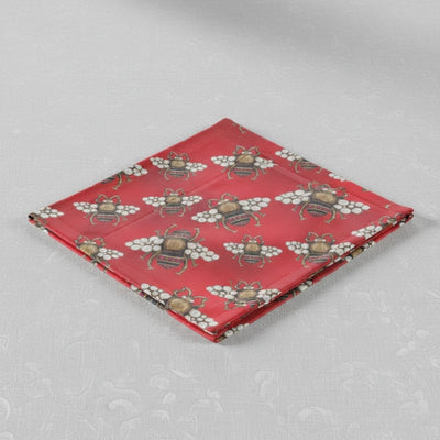 Napkin in Imperial Red Honey Bee