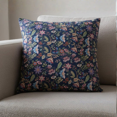 Cushion in Midnight Royal Botanica
