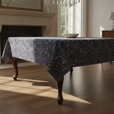 Table Cover in Midnight Royal Botanica