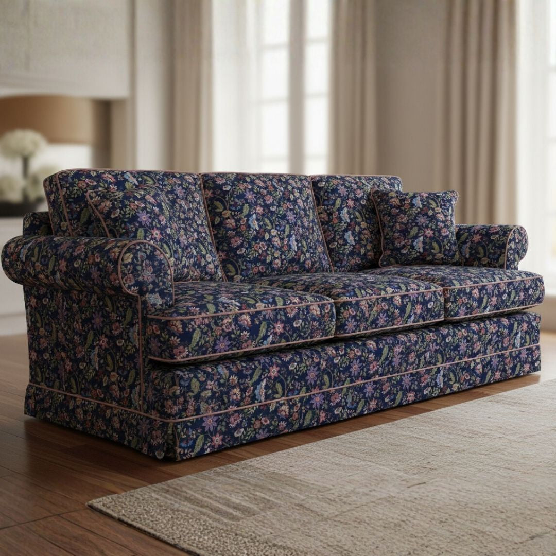 Sofa Cover in Midnight Royal Botanica