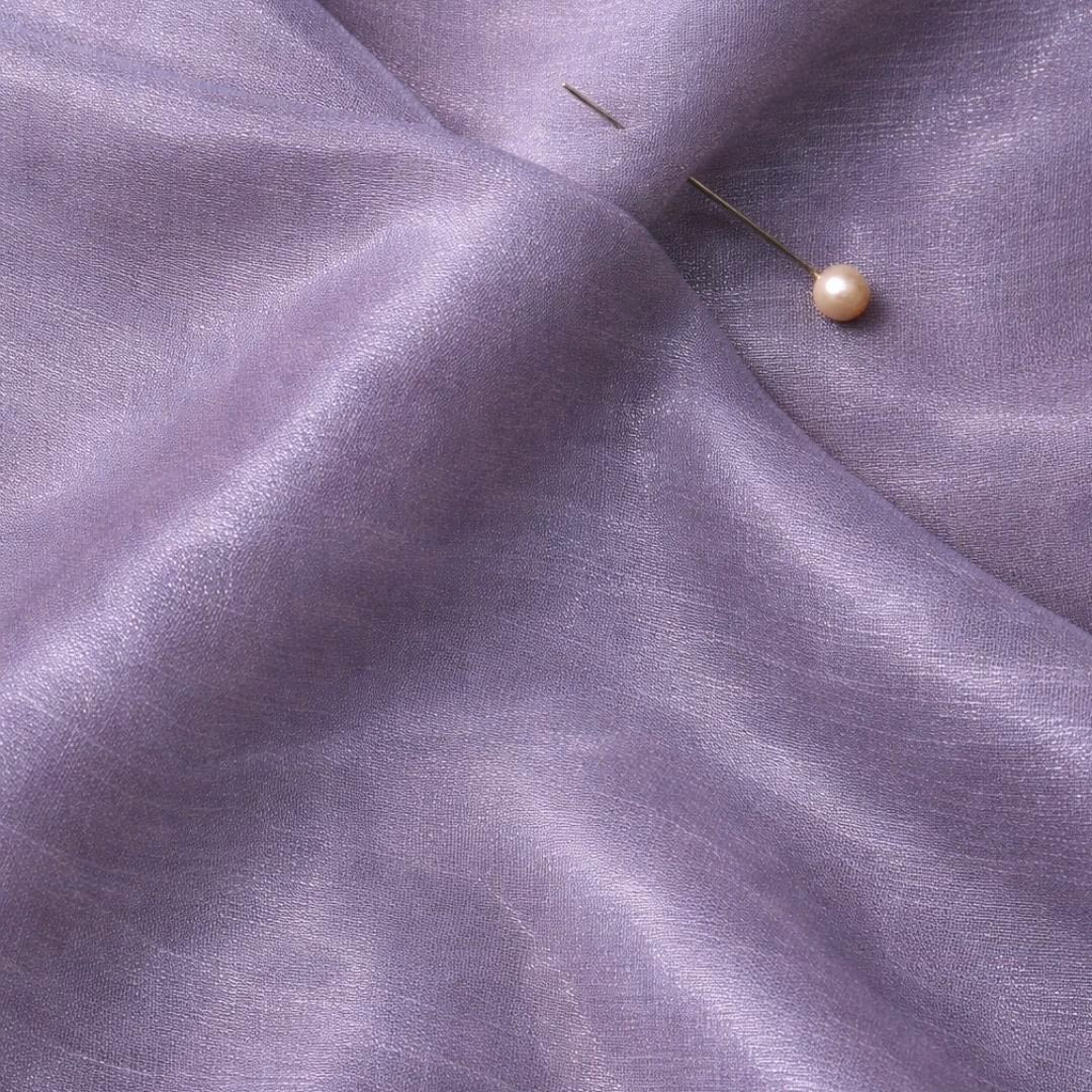 Dyed Lava Silk 56"Width Lilac Dream