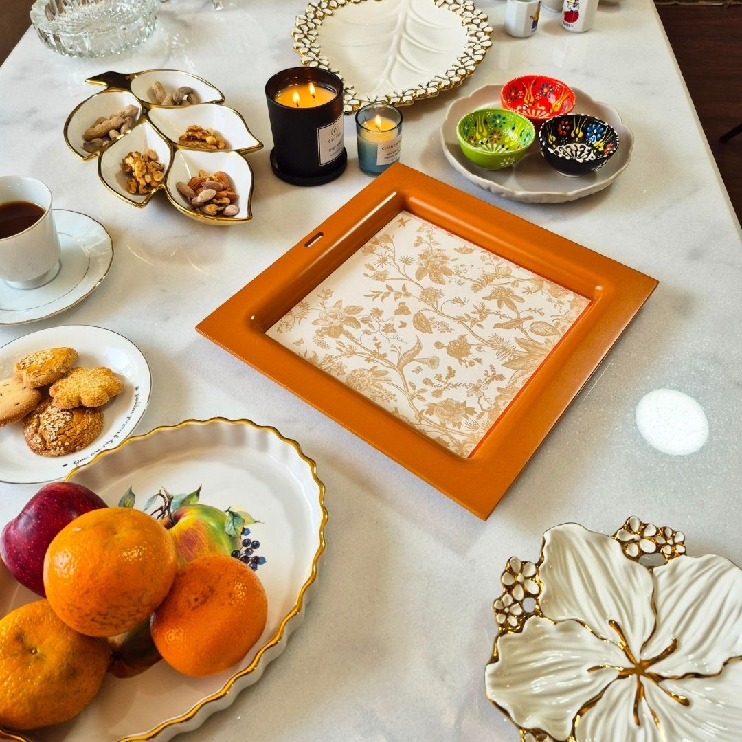 Wooden Chinoiseries Balsa Trays