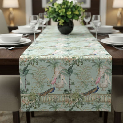 Table Runner in Garden Estate Peacock