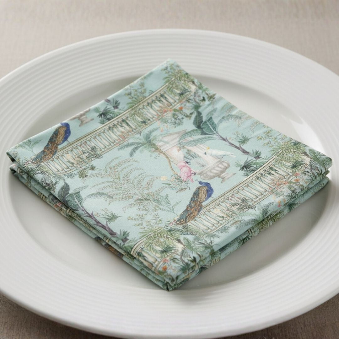 Napkin in Garden Estate Peacock