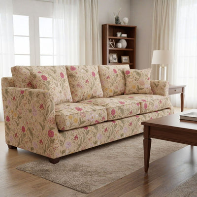 Sofa Cover in Beige Vintage Bloom Field