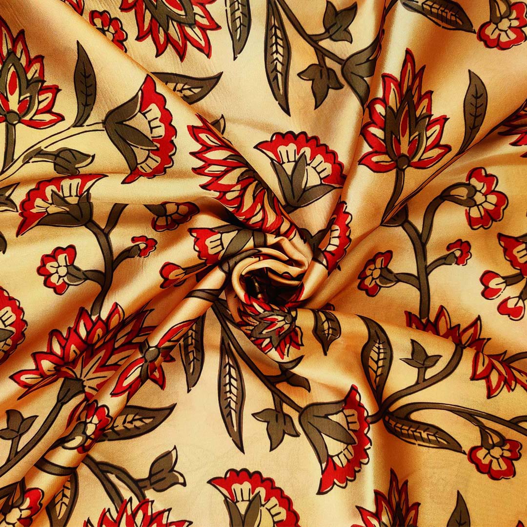 Digital Printed Charmeuse Silk - CH37