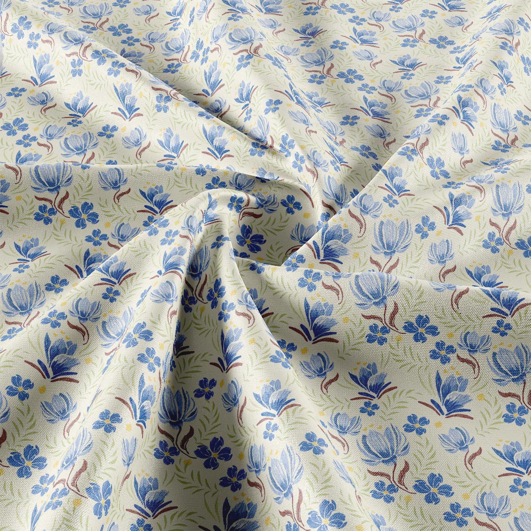 Pastel Bluebell Meadow