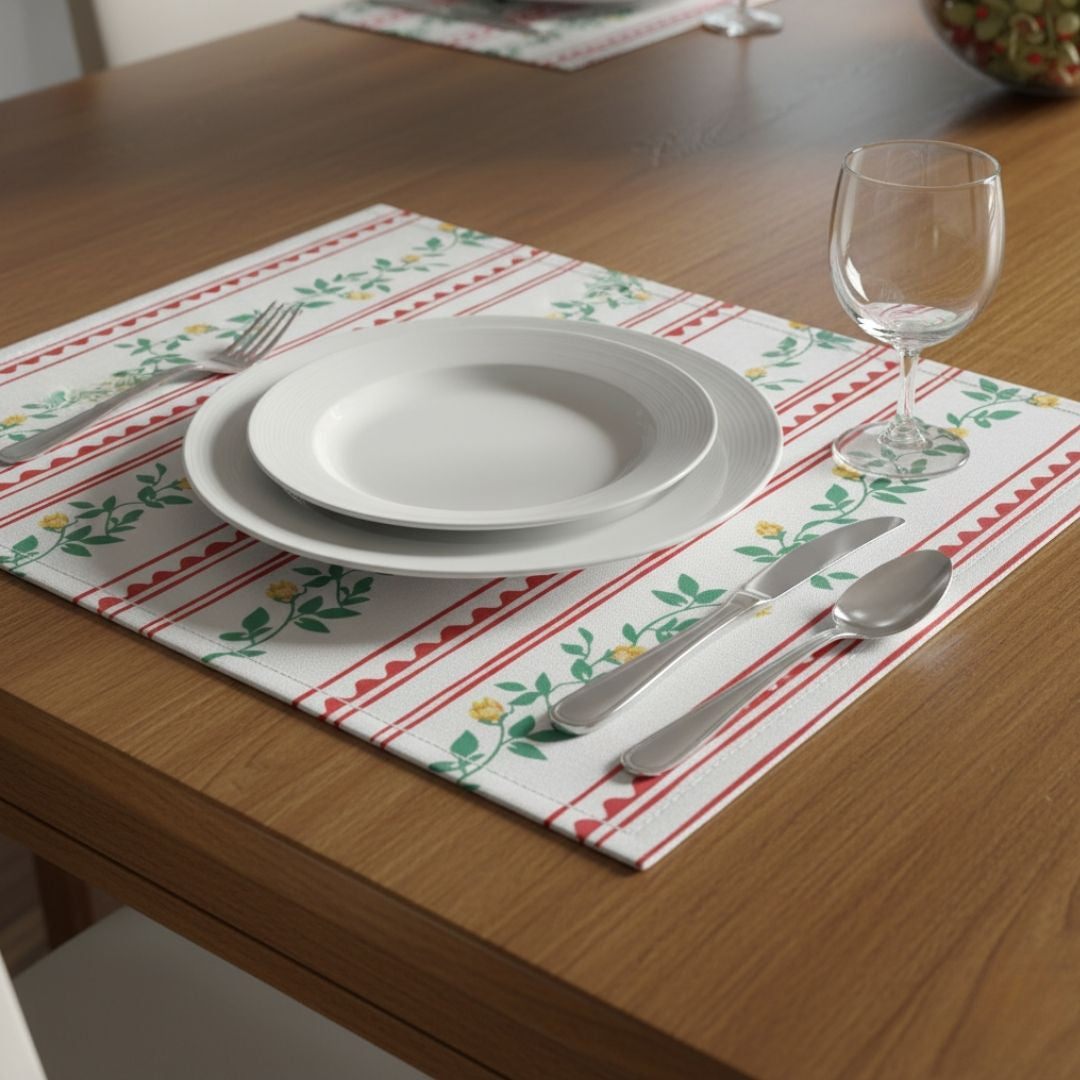 Table Mate in Crimson Stripe Garden Vine