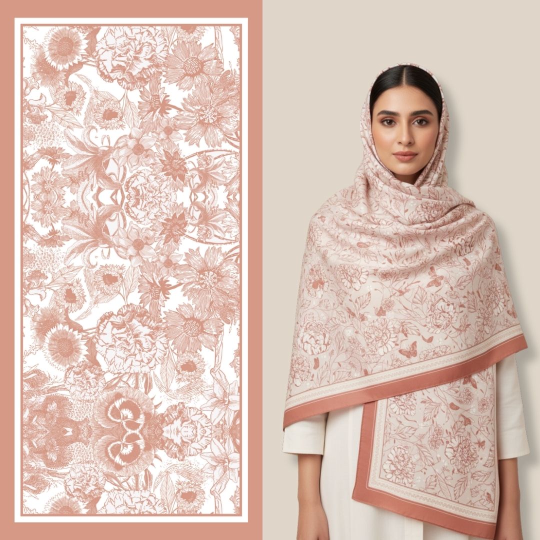 Terracotta Charm Scarf