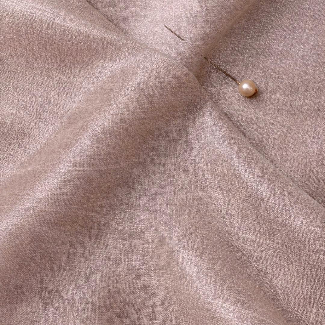 Dyed Lava Silk 56"Width Nude Beige