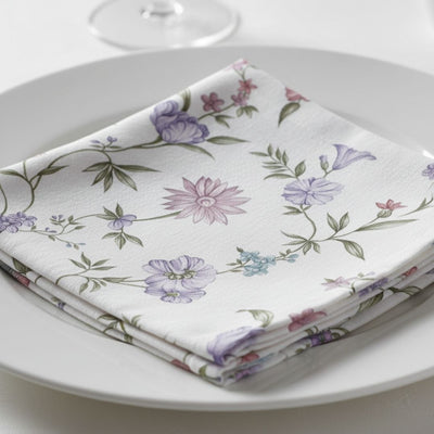 Napkin in Pastel Meadow Whisper