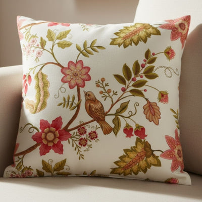 Cushion in Vintage Rose Garden