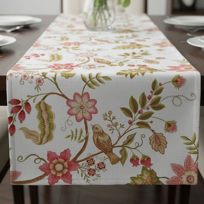 Table Runner in Vintage Rose Garden