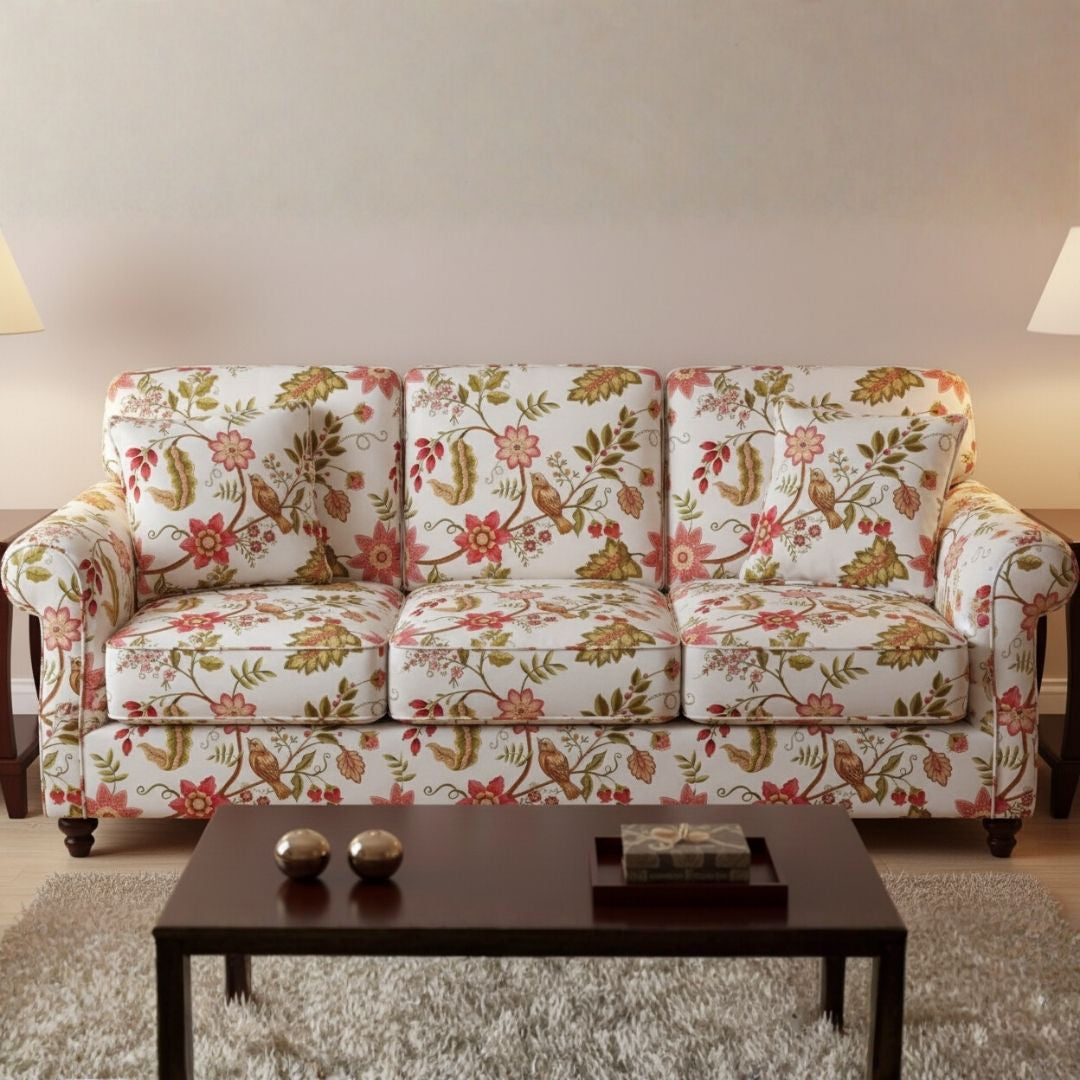 Sofa Cover in Vintage Rose Garden