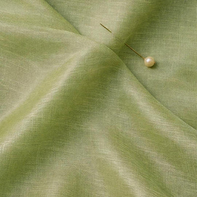 Dyed Lava Silk 56"Width Olive Glow