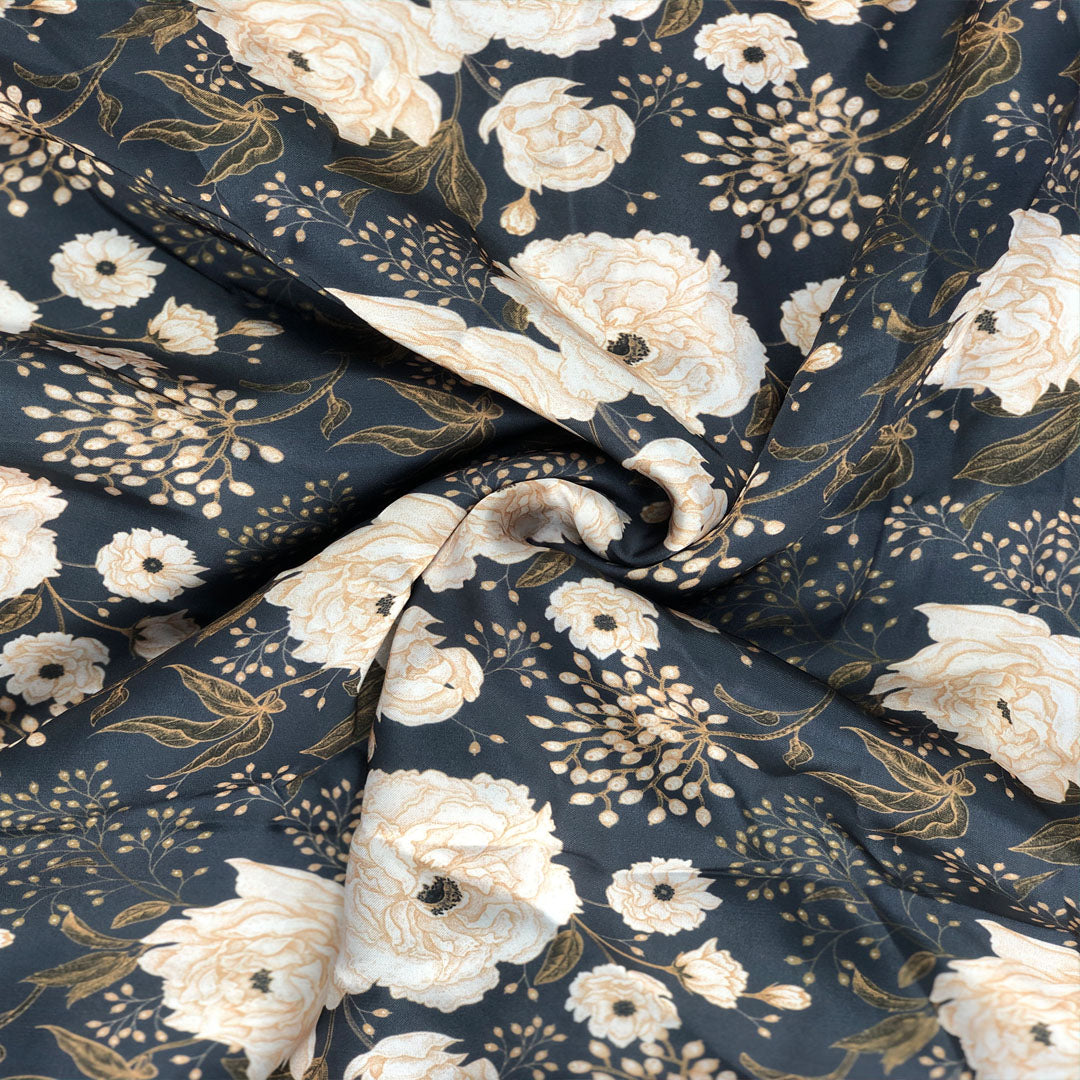 Digital Printed Charmeuse Silk - CH18