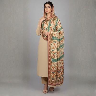 Noor Mahal Shawl - Herringbone