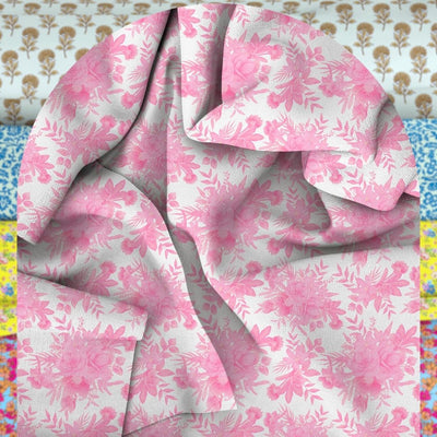 Unstitched Arabic Lawn Two-Piece Rose Mist