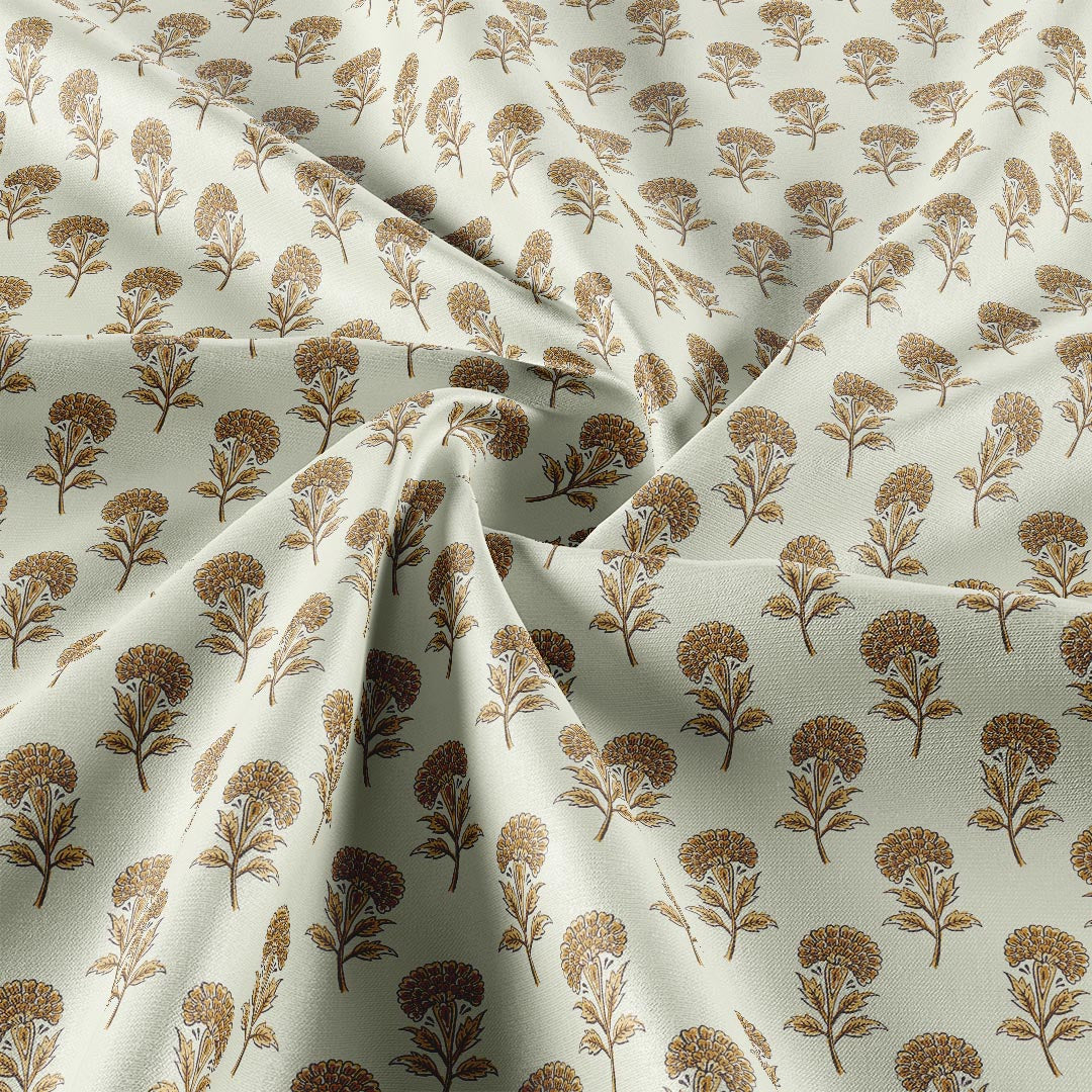 Olive Marigold Block