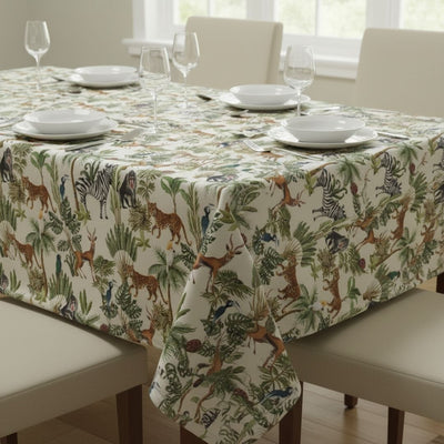 Table Cover in Safari Royale Ivory