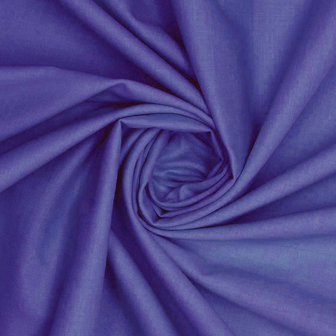 Dyed Poly Cambric - 59"Width - Royal Blue