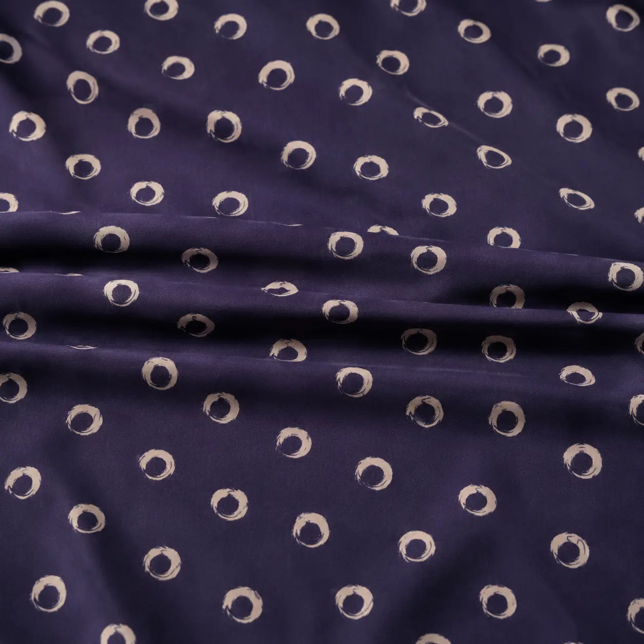Navy Ink Ring Dots