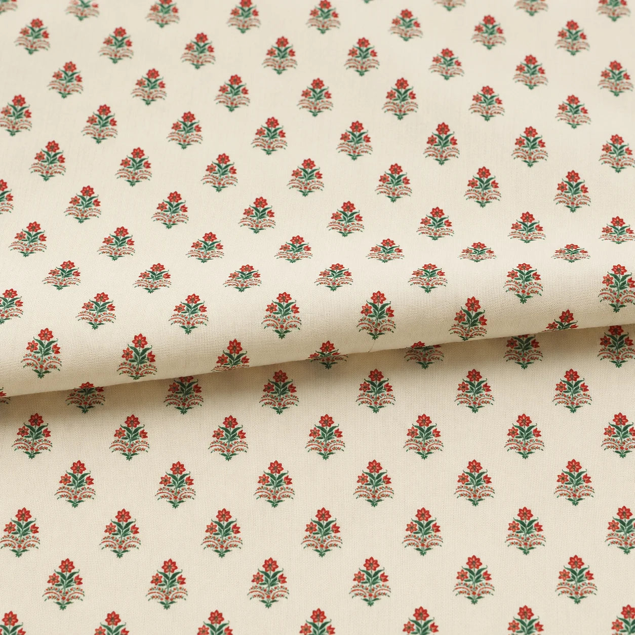 Ivory Red Garden Buti
