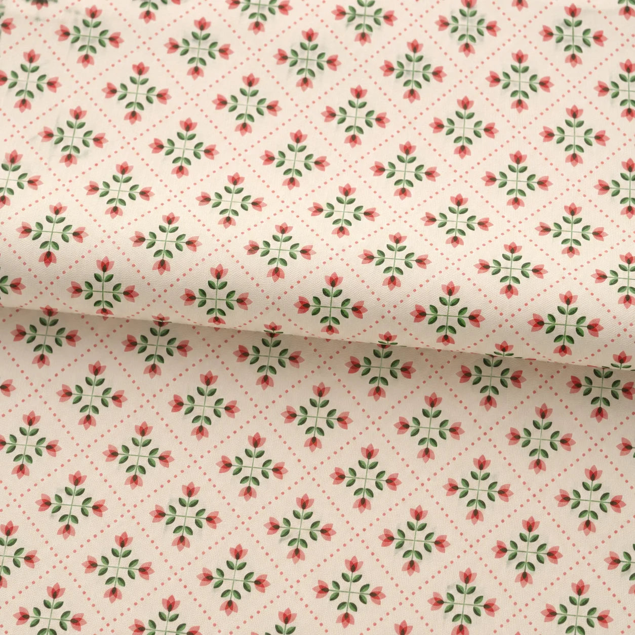 Ivory Rose Trellis Buti
