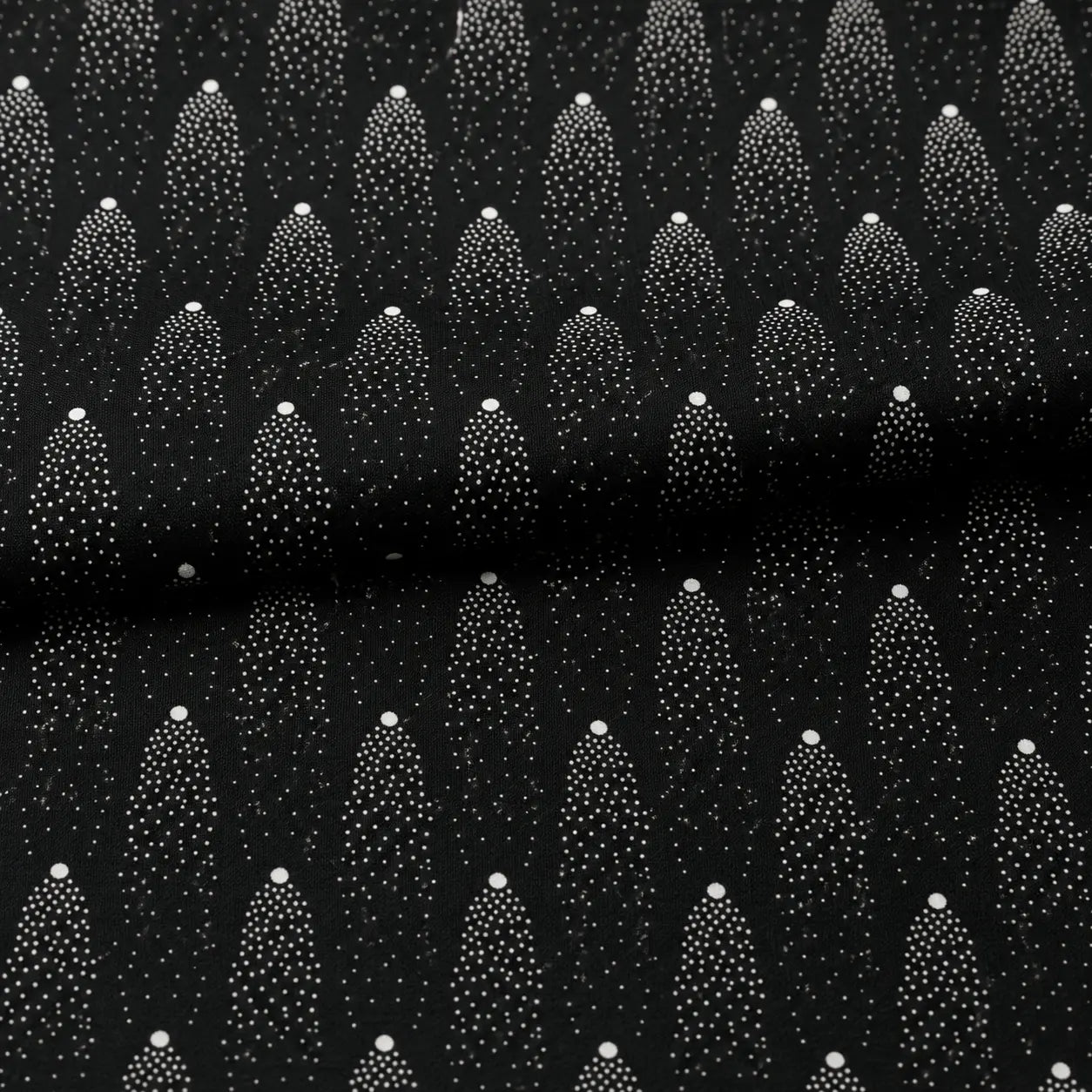 Midnight Dotted Feathers