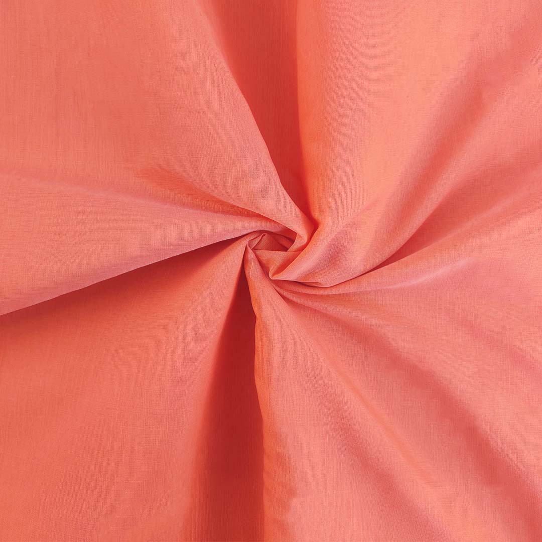 Dyed Paper Cotton - 44"Width - Coral