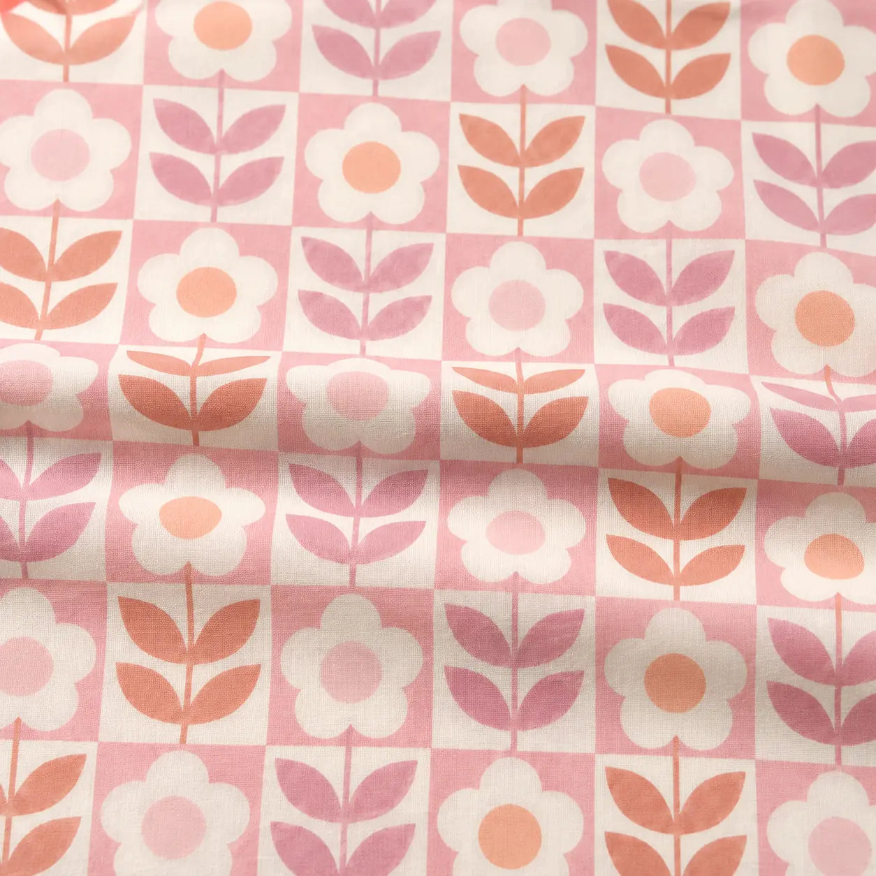 Pink Check Bloom