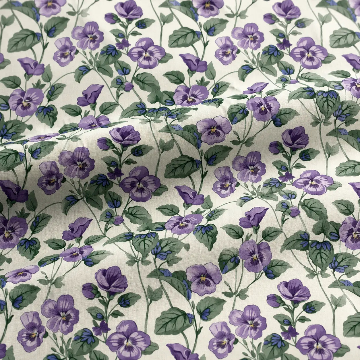 Purple Pansy Garden