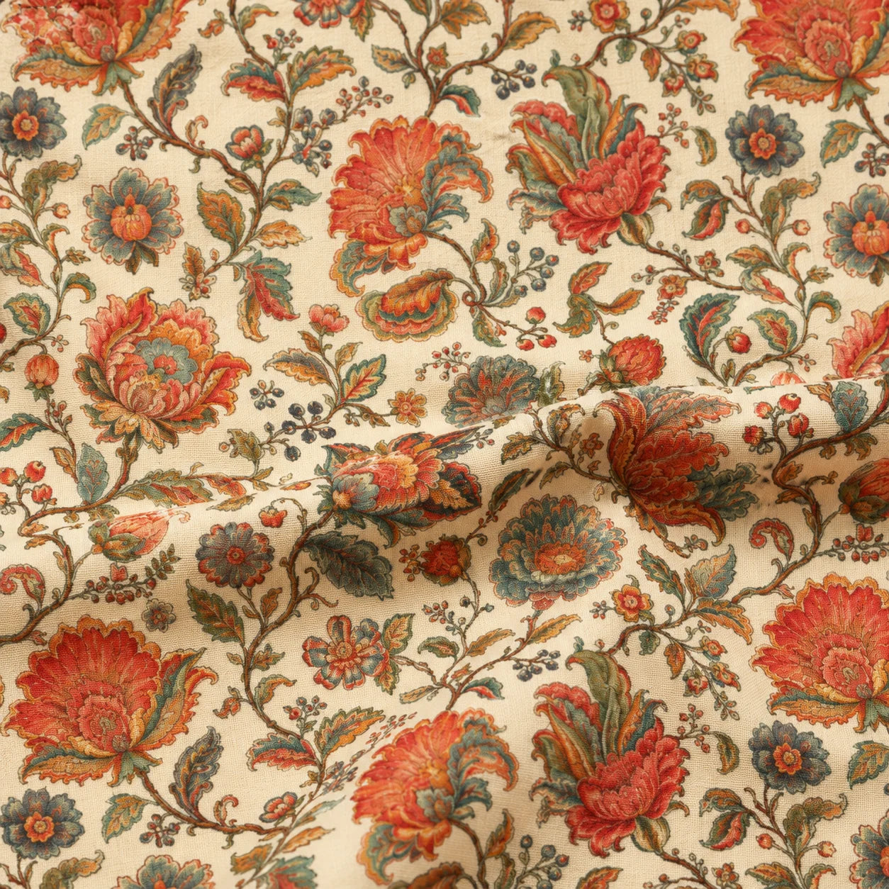 Rust Chintz Garden