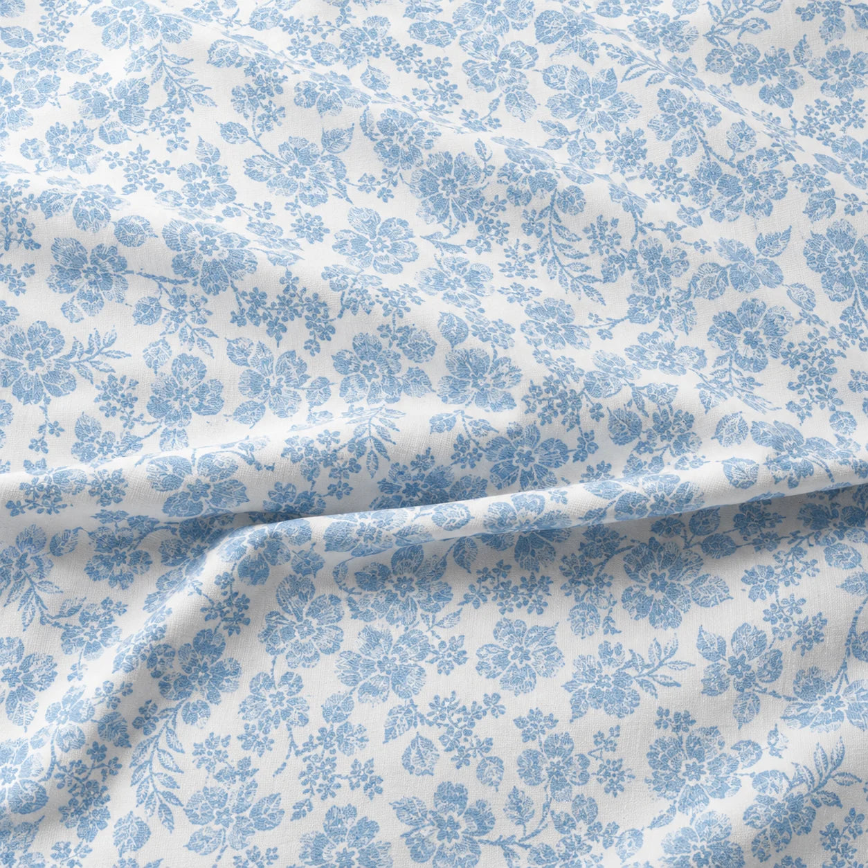 Sky Blue Toile Floral