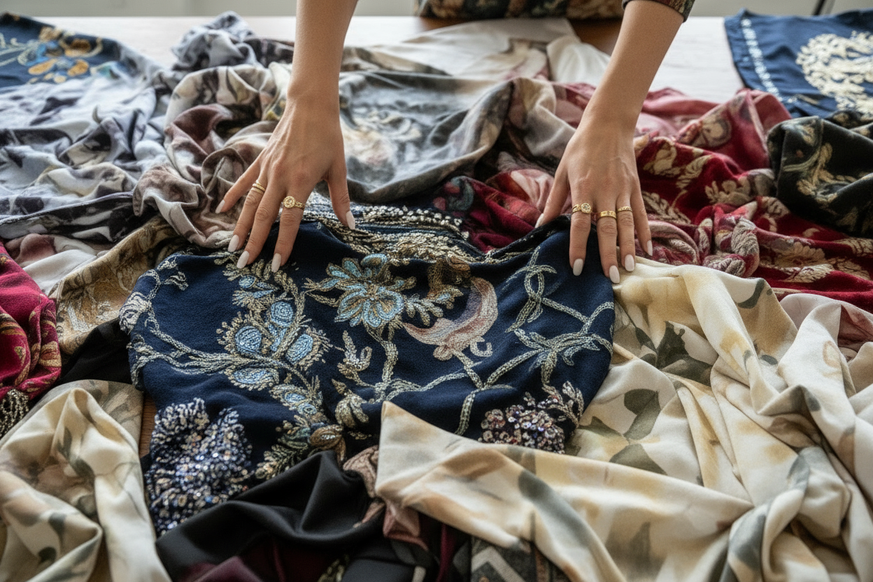 Add more vibrancy to fabrics also a more closer look onto the fabrics